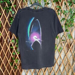 Vintage Y2K Star Trek generations sci fi movie promo t-shirt